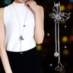 Collar de Mariposa Negro