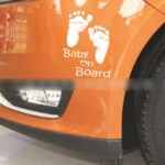 Adhesivo Automovil Con Descripción De Baby On Board 4315820648194