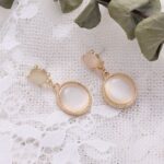 Aretes circulares joya transparente 4383633167245