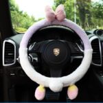 Cobertor De Volante Automovil Blanco Con Patas