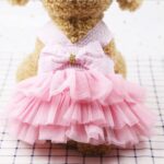 Ropa Mascota Vestido con Lazo
