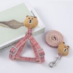 Correa Mascota Oso Café S/M