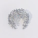 Broche Arco de Flores con Brillitos
