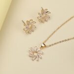 Juego De Collar Con Aretes 4834560734209