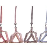 Correa Mascota Cuadros Tela