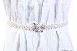 Cinturon De Perlas Con Adorno De Mariposa 4864990455230