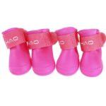 Zapatos Para Mascotas Hule Vino L