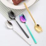 Tenedor Pequeño De Ensalada Negro