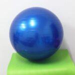 Bola De Yoga Plastica 75Cm Azul