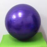 Bola De Yoga Plastica 75Cm Morado