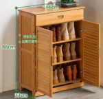 Zapatero De Madera 2 Puertas Con Gaveta Madera