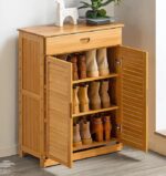 Zapatero De Madera 2 Puertas Con Gaveta Madera - Image 3