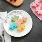 Molde De Silicon Para Hornear Rompecabezas Rosado - Image 2