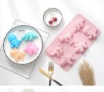 Molde De Silicon Para Hornear 6 Dinosaurios - Image 2