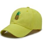 Gorra De Tela Amarillo