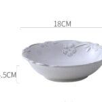 Plato Hondo De Porcelana 7´