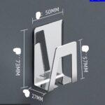 Gancho De Pared Con Adhesivo Acero Inoxidable (Vaso)