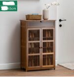 Zapatero De Bamboo 2 Puertas 65Cmx33Cmx99Cm