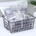 Juego De Toalla Con Paño De Baño Algodón Gris