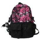 Bolso Escolar Tela Rojo