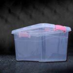 Juego De 3 Cajas Organizadoras Plasticas #5 #6 #7 Rosado