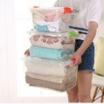 Juego De 3 Cajas Organizadoras Plasticas #5 #6 #7 Verde