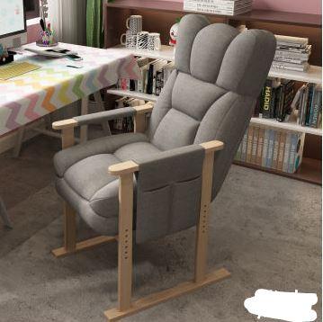 4865376008167-1 Silla Tipo Sillon De Tela Ajustable Gris Claro - Image 1