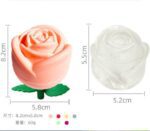 Molde Para Hacer Hielo Forma Rosa Rosado Silicon - Image 4