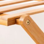 Zapatero Plegable Color Marron 4 Nivieles 70 Cm De Largo De Bambu 4282660597683 - Image 2