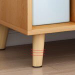 Mesa Noche Madera 1 Gaveta Acabado Blanco 36*30*45Cm De Melamina 4899963636081 - Image 3