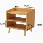 Mesa Noche Blanco 2 Compartimentos 37*30*48Cm De Melamina 4899963636095 - Image 2