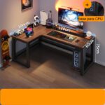 Mesa Escritorio Combination Izquierda Marron 120*100 Cm De Melamina, Acero Inoxidable 4919670676050 - Image 2