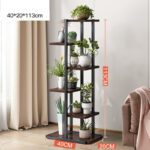 Macetero Melamina Y Metalica Marron 6 Niveles 40Cm De Melamina 5063587462188