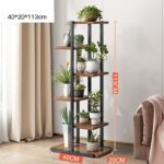 Macetero Melamina Y Metalica Negro 6 Niveles 40Cm De Melamina 5063587462189