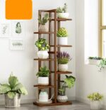 MACETERO DE BAMBU 7 NIVELES CAFÉ - Image 2