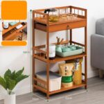 ESTANTE AUXILIAR BAMBU 3 NIVELES