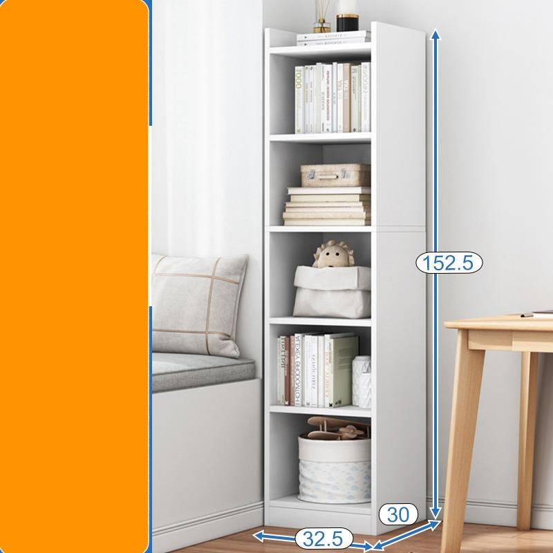 5076935698025-1 LIBRERO DE MELAMINA 33X30X152CM BLANCO - Image 1