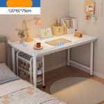 Mesa escritorio con carrito de almacenamiento blanco  120x60x74cm