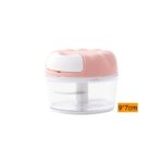 Procesador manual de alimentos rosado 9x7cm