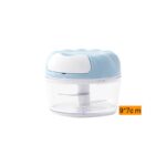 Procesador manual de alimentos celeste 9x7cm