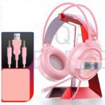 Audífonos Gamer Rosado