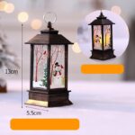 Lampara farol café muñeco de nieve - Navidad