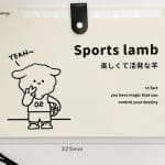 Folder 8 compartimiento Sports Lamb 32.5x24cm