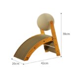 Juguete para gato tablero con bola para uñas