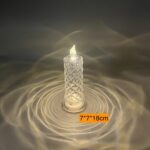 Lampara de plastico bateria vela