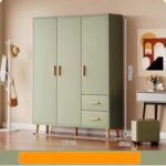 Ropero melamina verde 120x45x180cm