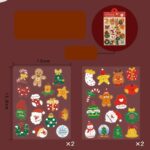 Paquete de stikers navidad 4 hojas