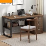 Escritorio Metal Con Melamina 120Cm