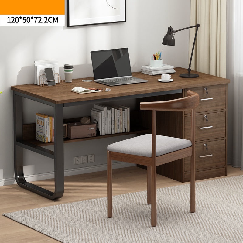 5067064845346-1 Escritorio Metal Con Melamina 120Cm - Image 1