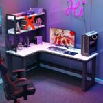 Escritorio Gamer De Esquina Melamina Personalizado Derecho